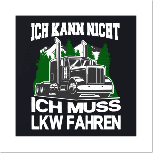 Trucker LKW Fahrer Geschenk Posters and Art